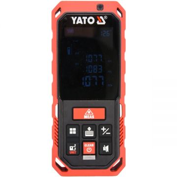 Yato  YT-73127 - Telemetru laser 60 m +/-2 mm/m - valori memorate