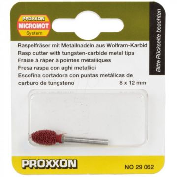 Raspel din carbura de tungsten de forma conica Micromot Proxxon 29062, 12xO8 mm