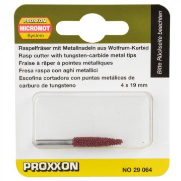 Raspel din carbura de tungsten in forma de ac Micromot Proxxon 29064, 19xO4 mm