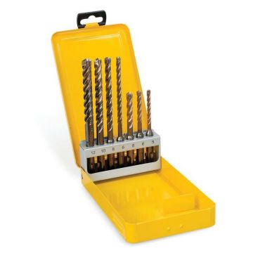 Set burghie DeWALT DT8976 SDS Plus in cutie metal 7 buc