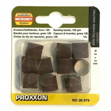 Set cilindri de slefuire Proxxon 28979, O14 mm, granulatie K120, 10 bucati