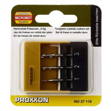 Set freze din carbura de tungsten Micromot 27116, O1-O3 mm, 3 piese