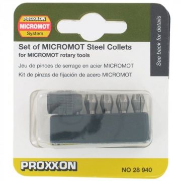 Set pensete din otel Micromot Proxxon 28940, O1-O3.2 mm, 7 piese