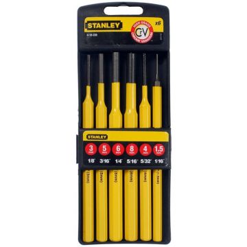 Set Stanley 4-18-226 set 6 dornuri drepte 15 - 8mm