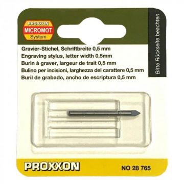 Stylus din carbid pentru GE 20, gravura in metal, plastic, sticla Micromot Proxxon 28765, O0.5 mm