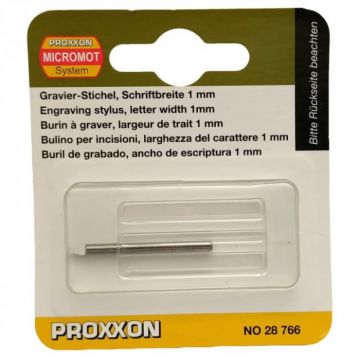 Stylus din carbid pentru GE 20, gravura in metal, plastic, sticla Micromot Proxxon 28766, O1 mm