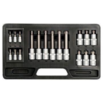 YATO Set de mufe 18 piese Torx 1/4