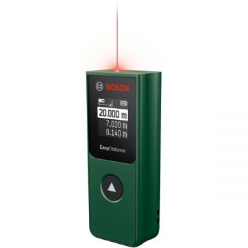 Bosch  EasyDistance 20 - Telemetru laser 20 m +/-3 mm/m - valori memorate