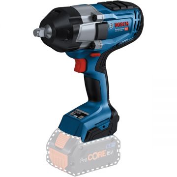 Bosch  GDS 18V-1000 - Masina de insurubat cu impact fara acumulatori si incarcator Li-Ion 18 V - Ah patrat 1/2 inch 1000 Nm M14-M24