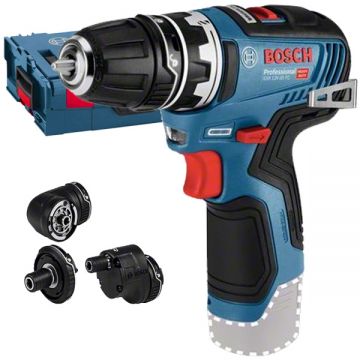 Bosch  GSR 12V-35 FC - Masina de gaurit si insurubat fara acumulatori si incarcator Li-Ion 12 V - Ah 35 Nm valiza speciala accesorii