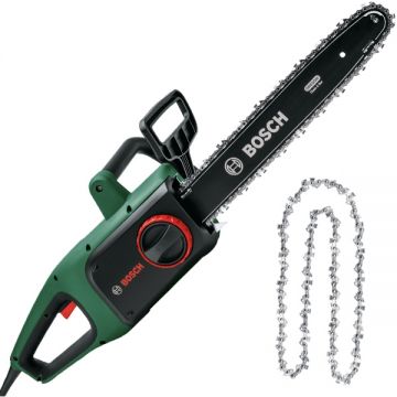 Bosch  UniversalChain 35 - Drujba electrica 1800 W 35 cm 12 m/s schimbare lama si lant fara chei accesorii