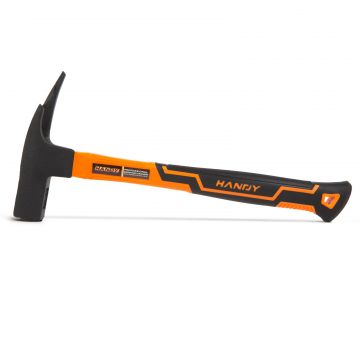 Ciocan de dulgherie profesional, cu tragator si suport de cuie magnetic si maner fibra de sticla 600