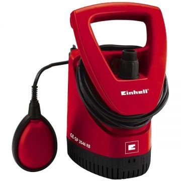 Einhell  GE-SP 3546 RB - Pompa submersibila de drenaj apa curata 350 W 7 m 76 l/min carcasa plastic flotor monofazata