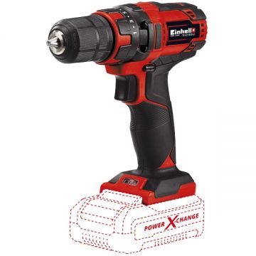 Einhell  TC-CD 18/35 Li PXC  - Masina de gaurit si insurubat fara acumulatori si incarcator Li-Ion 18 V - Ah 35 Nm