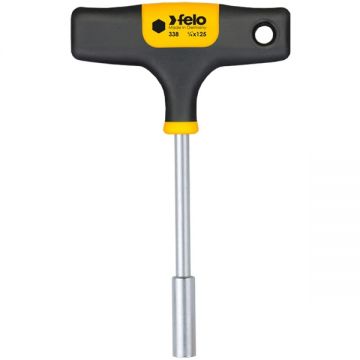 Felo  338 - Cheie tubulara cu maner in T cu profil hexagonal 6.35 mm
