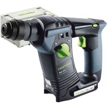 Festool  BHC 18-Basic - Rotopercutor SDS-Plus fara acumulatori si incarcator Li-Ion 18 V - Ah 1.8 J valiza speciala