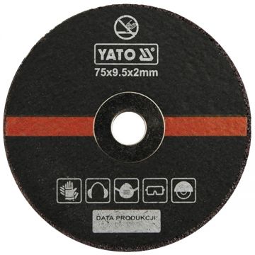 Yato  YT-0994 - Disc taiere metal 75x9.5x2 mm 5 bucati