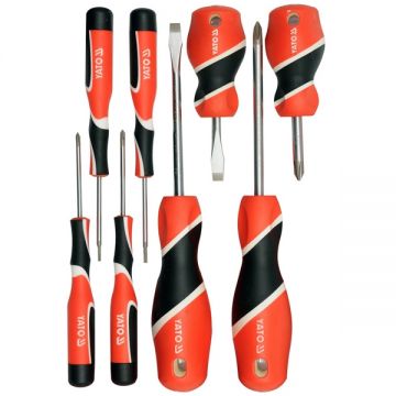 Yato  YT-25980 - Set surubelnite cu profil PH si plat 8 bucati