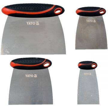 Yato  YT-52790 - Spaclu 50 75 100 150  mm maner plastic 4 bucati