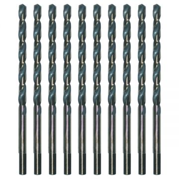 Makita  P-62555-10 - Set burghie metal HSS-G 4  mm tija cilindrica 10  bucati