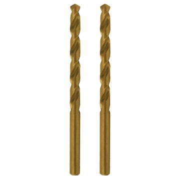 Raider  150662 - Set burghie metal HSS-TIN 4  mm tija cilindrica 2  bucati