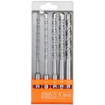 Sthor  23988 - Set burghie SDS-Plus 5-12  mm 5 bucati