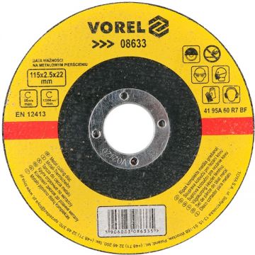 Vorel  08633 - Disc taiere metal 115x22.2x2.5 mm 1 buc
