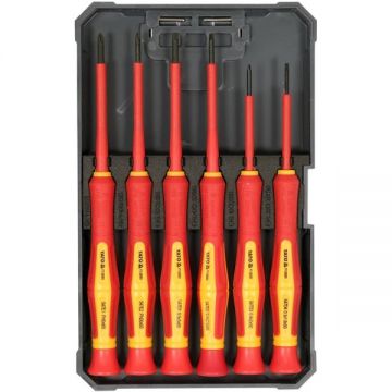 Yato  YT-28283 - Set surubelnite cu profil PH si plat 6 bucati izolatie 1000 V