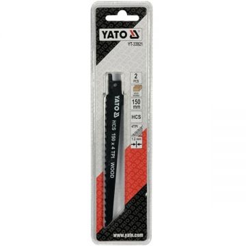 Yato  YT-33921 - Set panze fierastrau sabie HCS 150 mm 4 dinti/inch dantura standard 2 bucati