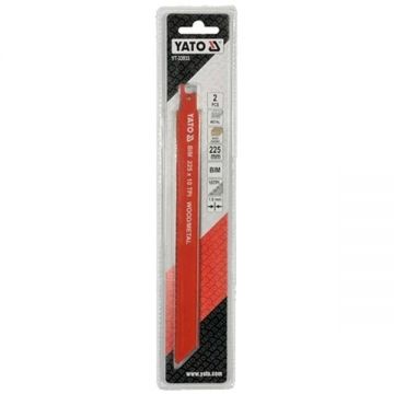 Yato  YT-33933 - Set panze fierastrau sabie bimetal 225 mm 10 dinti/inch dantura standard 2 bucati