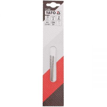 Yato  YT-4020 - Set burghie metal HSS-CO 2  mm tija cilindrica 2  bucati