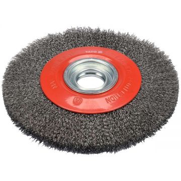 Yato  YT-47555 - Perie disc 200x- mm fir ondulat metale otel inoxidabil vopsea rugina