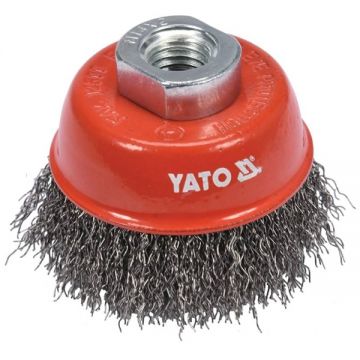 Yato  YT-47658 - Perie oala 65x- mm fir ondulat metal