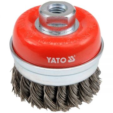 Yato  YT-4768 - Perie oala 75x- mm fir rasucit -
