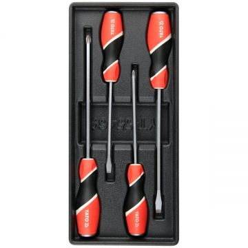 Yato  YT-55469 - Set surubelnite cu profil PH si plat 4 bucati