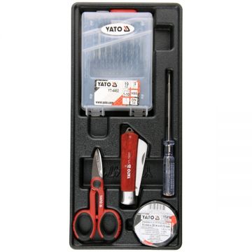 Yato  YT-55471 - Trusa scule de mana pentru electricieni 23 bucati
