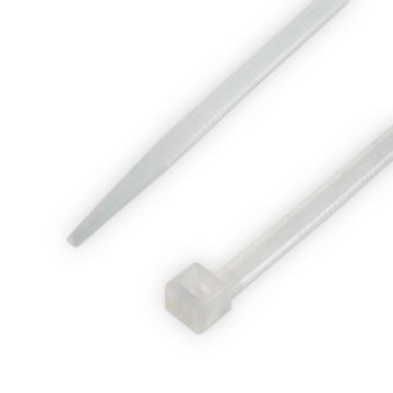 Coliere din plastic, poliamida 6.6, alb, 1220 x 9 mm, 100 buc