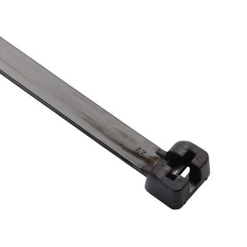 Coliere din plastic, poliamida 6.6, alb, 280 x 3.5 mm, 100 bucati