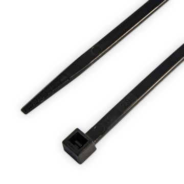 Coliere din plastic, poliamida 6.6, negru, 550 x 9 mm, 100 bucati