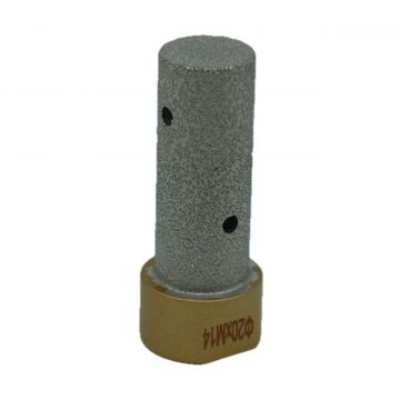 Freza tip deget pt. frezari in gresie portelanata si piatra - diametrul 20mm, lungime 50mm - prindere M14 - DXDY.GOLD.Finger.D20.H50