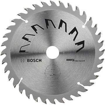 Bosch  PRECISION - Panza fierastrau circular lemn 160x20/16x2.5 mm 36 dinti