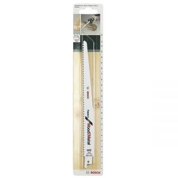 Bosch  S 1111 DF - Set panze fierastrau sabie bimetal 228 mm 6 dinti/inch dantura standard 2 bucati