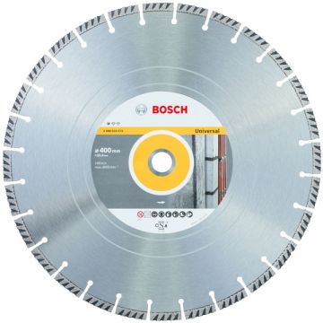Bosch  Standard for Universal - Disc diamantat de taiere segmentat 400x25.4x3.2 mm taiere umeda si uscata
