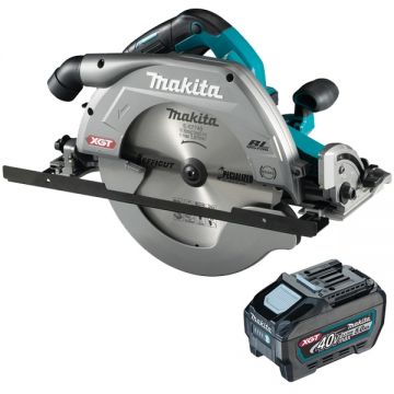 Makita  HS011GT201 XGT - Fierastrau circular cu 2 acumulatori Li-Ion 40 V 5 Ah 270x30 mm
