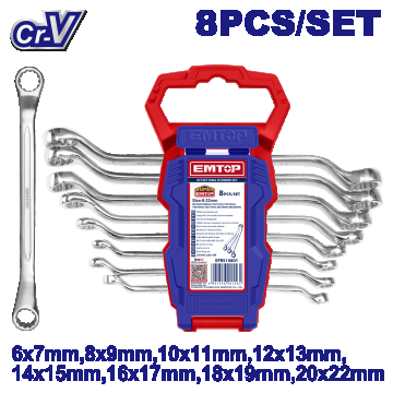 Set 8 Chei Inelare Cotite 6-22mm - EFRS10801, EMTOP