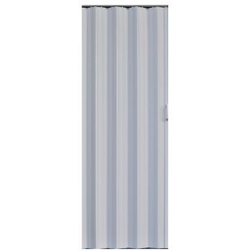 Usa plianta din PVC Lamina, decor uni, alb, 203 x 82 cm