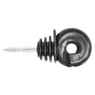 Izolator inelar compact negru fi 5.9mm 91x40mm gard electric, Cod: BK87677, Brand: BRECKNER GERMANY