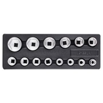 Set de prize YATO 14 piese 3/4" 19-55 mm CrV (inserție în sertar)