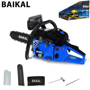 Drujbă pe benzină Baikal BK-4500, 3.9 CP, 10.500 rot/min, motor 2T