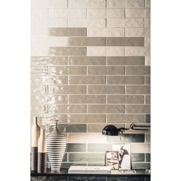 Faianta Caesar - EO.TONE TEAL / TAUPE / WHITE 7.5X30 - Dimensiune 7.5x30 cm